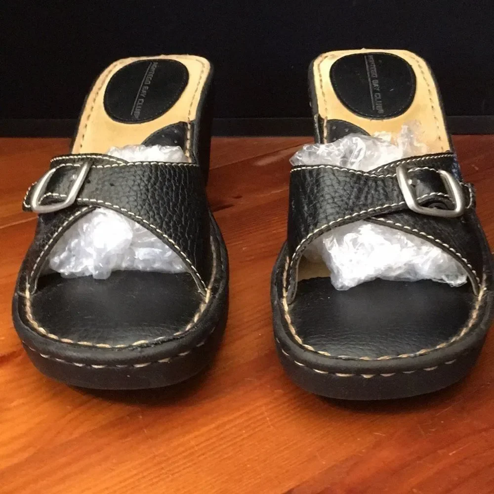 Montego Bay Club Leather Sandals - Stylish Comfort for Any Occasion